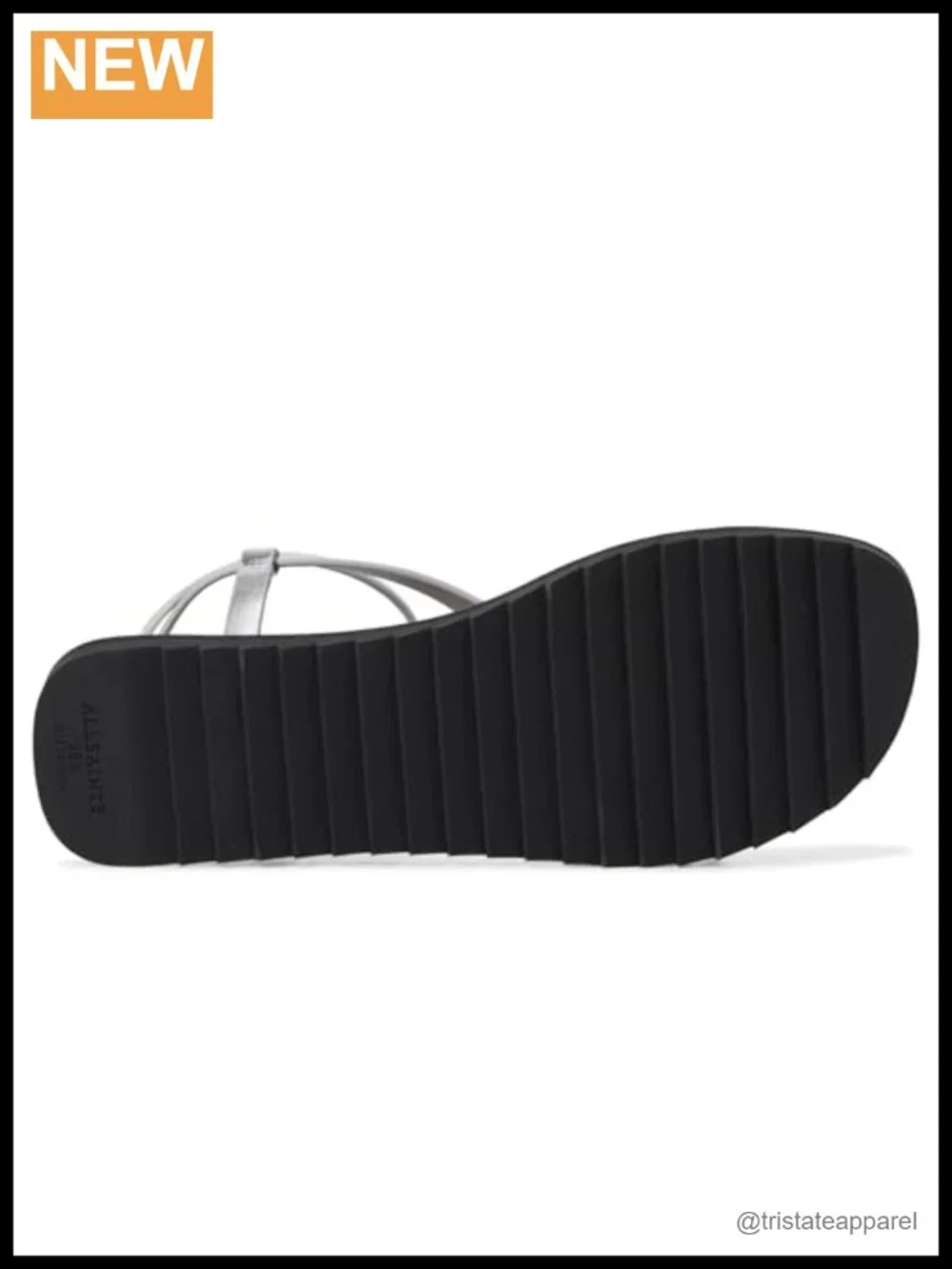 Leather Flat Sandals with Adjustable Buckle Strap
